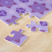 Paarse sterren legpuzzel (Zijkant)