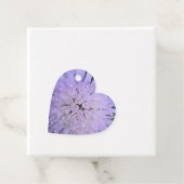 Paarse sticker bedankjes labels (In situ)