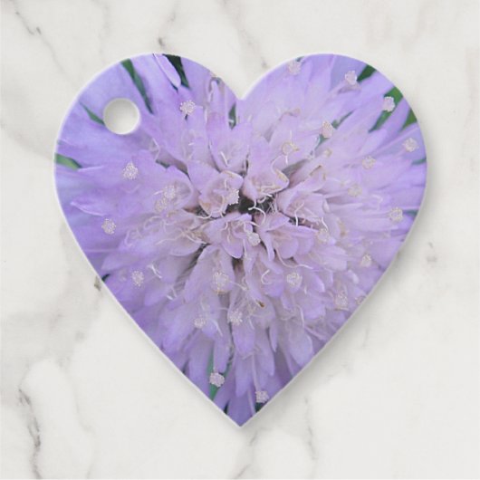 Paarse sticker bedankjes labels (Voorkant)