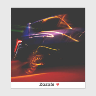 paarse sticker voor autodans