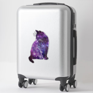 Paarse Sticker voor ruimtekat