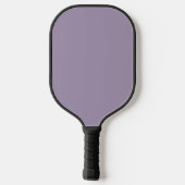 Paarse Stijlvolle Script Monogram en Naam Pickleball Paddle (Achterkant)