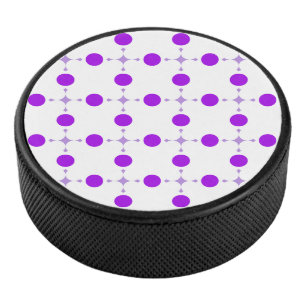 Paarse Stippen, Stippenpatroon, Stippen, Gestippel Hockey Puck