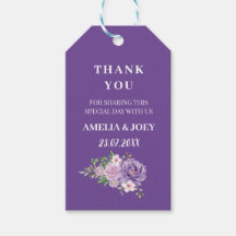 Paarse stoffige Roos bloemenbruiloft