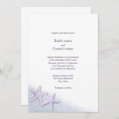 Paarse strandstralen kaart (Voorkant / Achterkant)