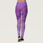 Paarse Streaks Leggings (Achterkant)