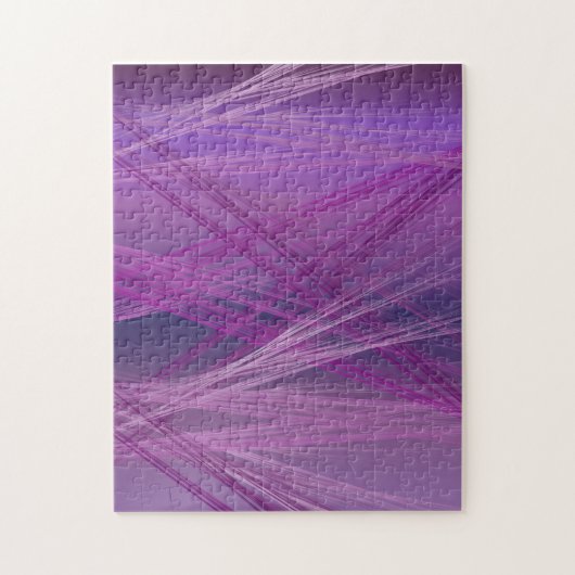 Paarse Streaks Legpuzzel (Verticaal)