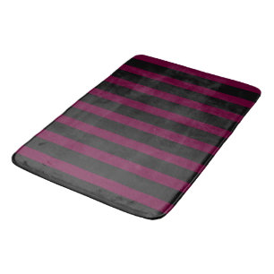 Paarse strepen badmat