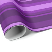 Paarse strepen cadeaupapier (Rol Hoek)
