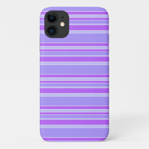 Paarse strepen iPhone 11 hoesje