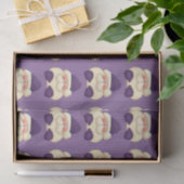 Paarse strepen en sinterklaas tissuepapier (Geschenk)