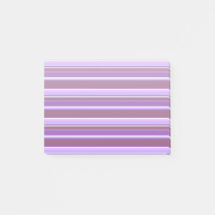 Paarse strepen in verschillende tinten post-it® notes