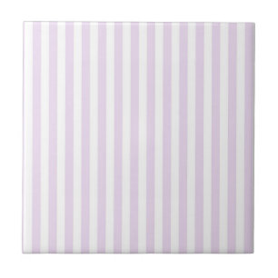 Paarse Strepen Patroon Minimalistische Moderne Len Tegeltje