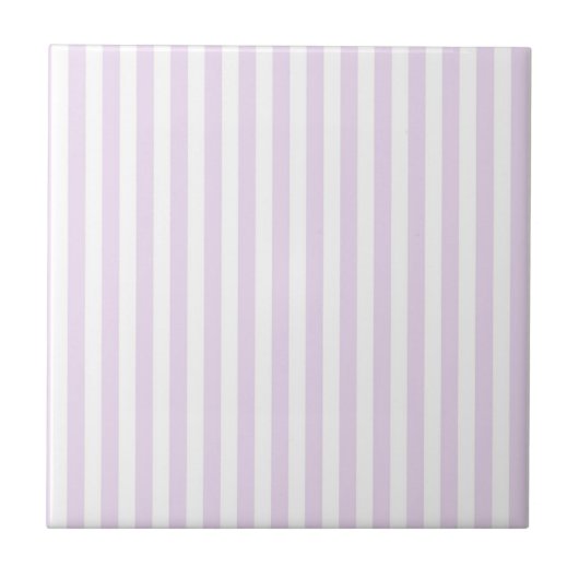 Paarse Strepen Patroon Minimalistische Moderne Len Tegeltje (Voorkant)