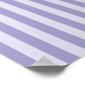 Paarse Strepen Poster (Hoek)