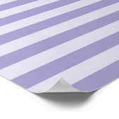 Paarse Strepen Poster (Hoek)