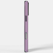 Paarse Strepen Witte Parels Bloem Case-Mate iPhone Case (Achterkant / Rechts)