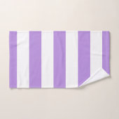 Paarse strepen, witte strepen, gestreept bad handdoek (Handdoek)