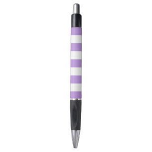 Paarse strepen, witte strepen, gestreept pen