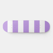 Paarse strepen, witte strepen, gestreept skateboard (Horizontaal)