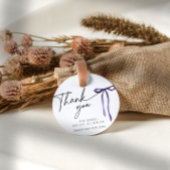 Paarse strik Dank u Vrijgezellenfeest Moody Gift Bedankjes Labels