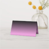 Paarse Stripe Place Card (Achterkant)