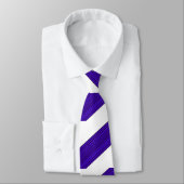 Paarse Stripey Necktie Stropdas (Gebonden)