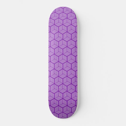 Paarse strippen skateboard (Voorkant)