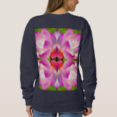 PAARSE STROOM - fractale kunst - Trui (Achterkant)