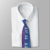 Paarse stropdas Dye Necktie (Gebonden)