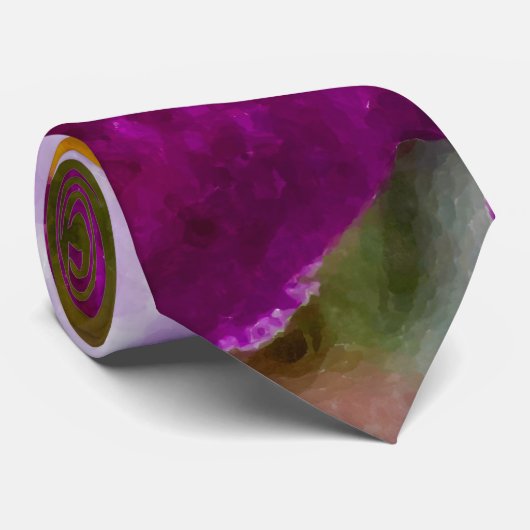 Paarse Stropdas Passion Orchid (Opgerold)