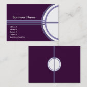 Paarse Succes Chubby Visitekaartje (Voorkant / Achterkant)