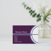 Paarse Succes Chubby Visitekaartje (Staand voorkant)