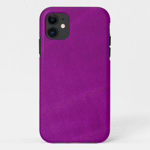 Paarse suede iPhone 11 hoesje