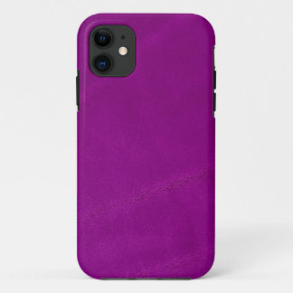 Paarse suede iPhone 11 hoesje