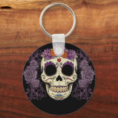 Paarse Suikerhuid Sleutelhanger (Voorkant)