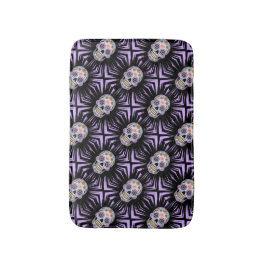 Paarse suikerschedel badmat