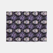 Paarse suikerschedel fleece deken (Voorkant (Horizontaal))