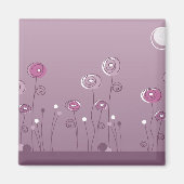 Paarse Summer Magnet Magneet (Voorkant)