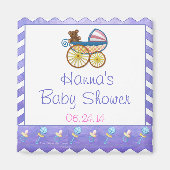 Paarse Sun Baby Stuff Magneet (Voorkant)