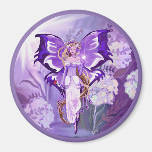 Paarse Sun Fairy Magnet Magneet