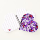 Paarse Sun Fairy Notitieboek (Binnen)