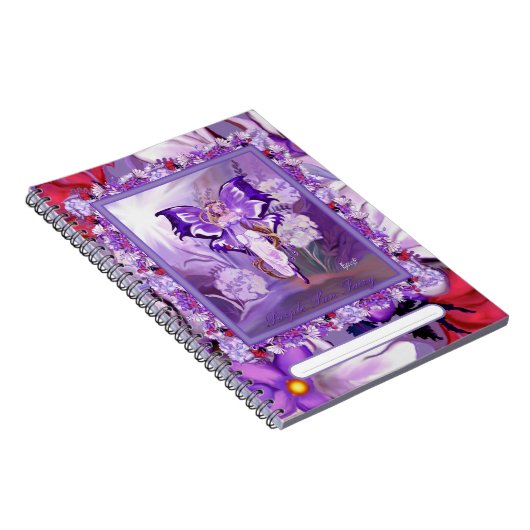 Paarse Sun Fairy Notitieboek (Rechterzijde)