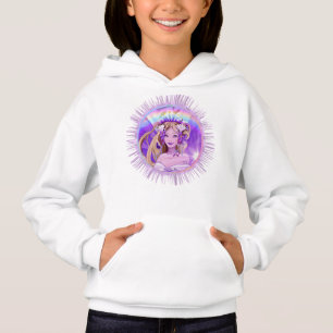 Paarse Sun Fairy T-Shirt Hoodie