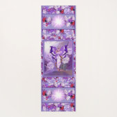 Paarse Sun Fairy Yogamat (Achterkant)