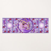 Paarse Sun Fairy Yogamat (Voorkant (horizontaal))