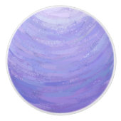 Paarse Sun Keramische Knop (Voorkant)