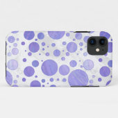 Paarse Sun Polka Dot Case-Mate iPhone Case (Achterkant (horizontaal))
