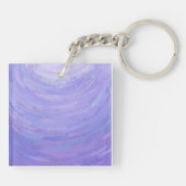 Paarse Sun Sleutelhanger (Achterkant)