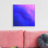 Paarse Supernova – Levendige Canvas Print (Insitu (Woonkamer))